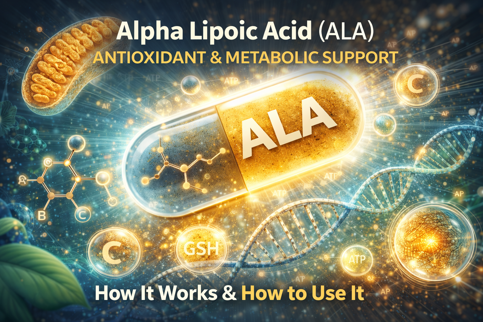 Alpha Lipoic Acid (ALA): What It Is, How It Works, and How People Use It