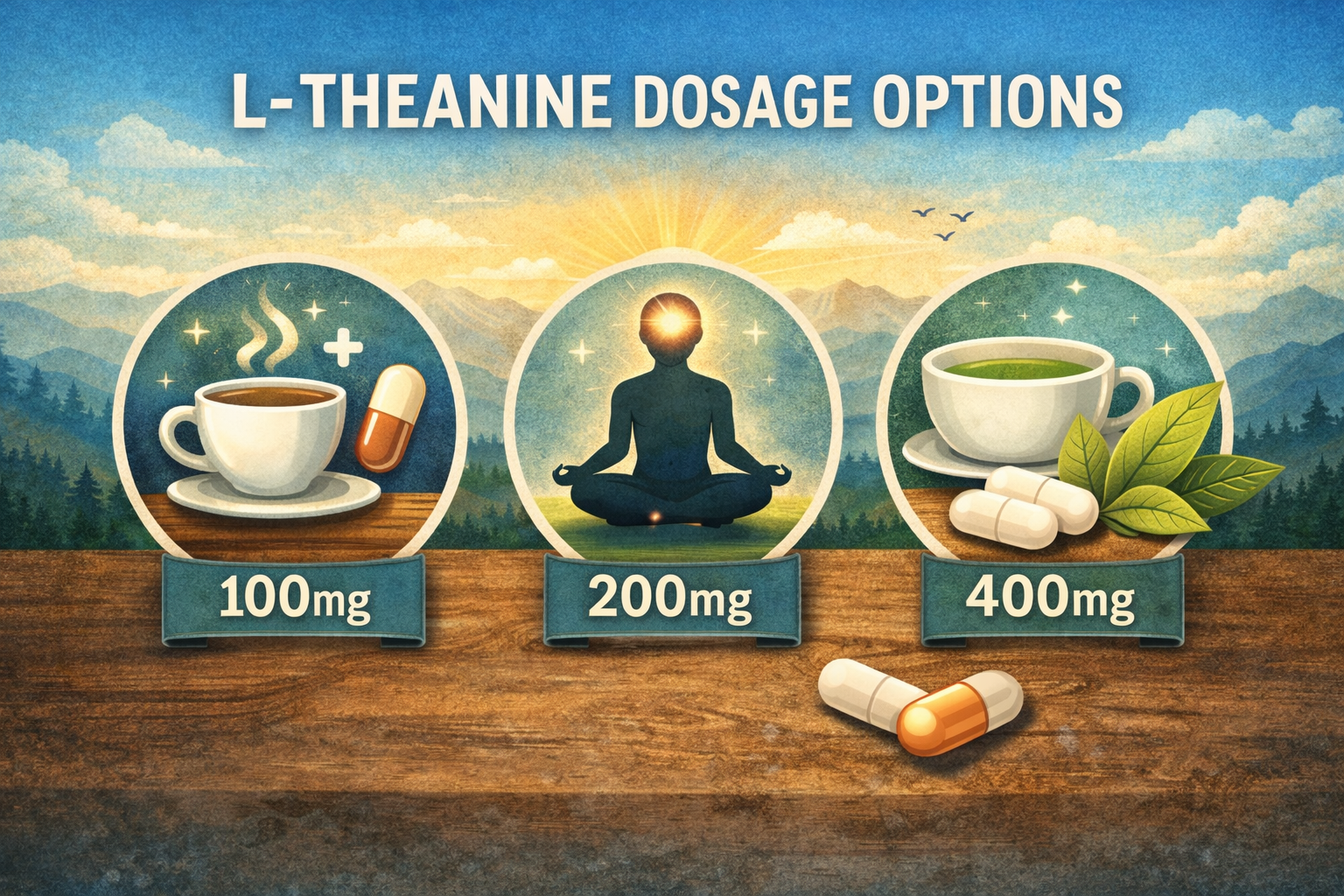 L-Theanine Dosage Guide: 100mg vs 200mg vs 400mg (What People Commonly Choose)