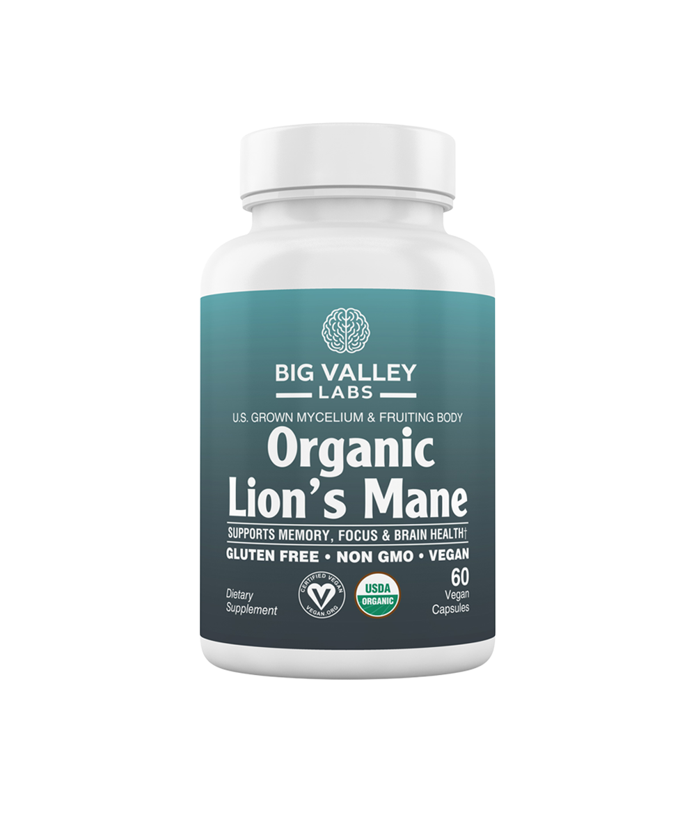 Organic Lions Mane Mushroom - Big Valley Labs