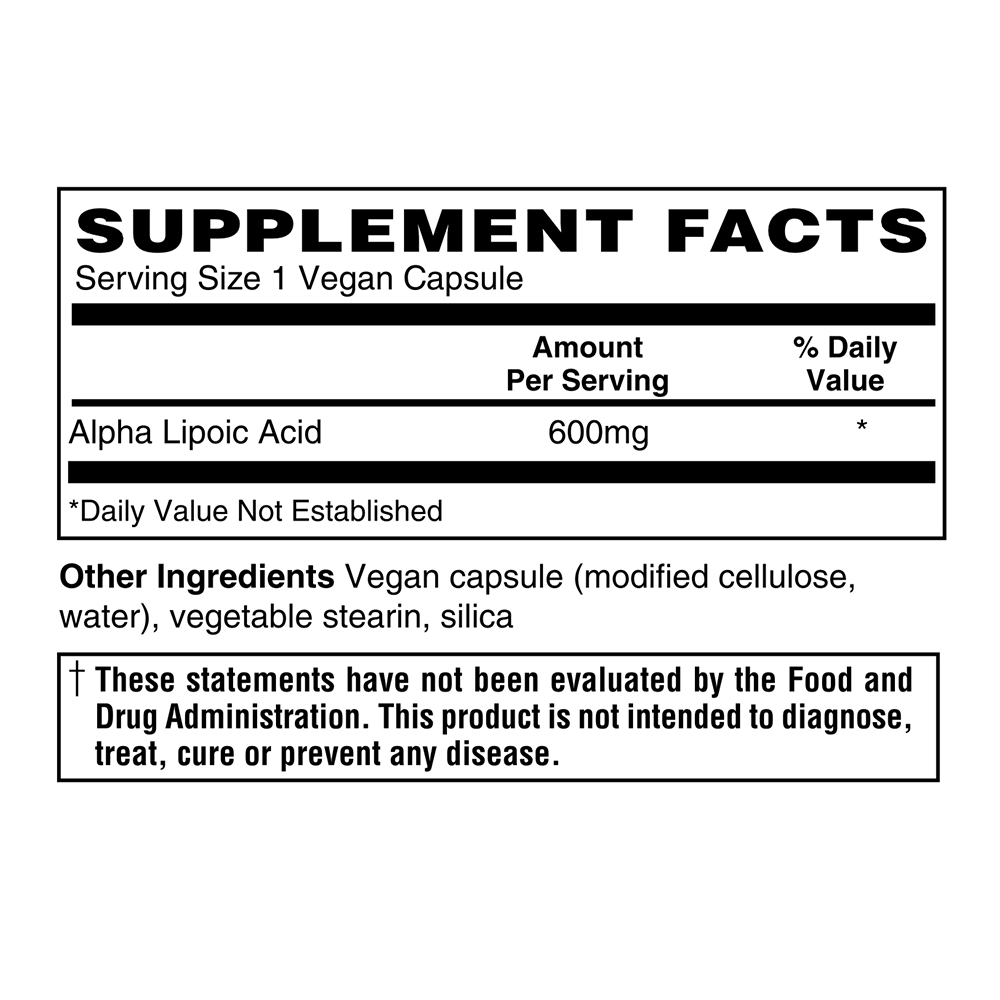 Alpha Lipoic Acid - Big Valley Labs